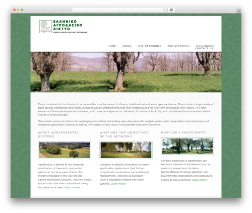 Dandelion theme WordPress - agroforestry.gr/pages