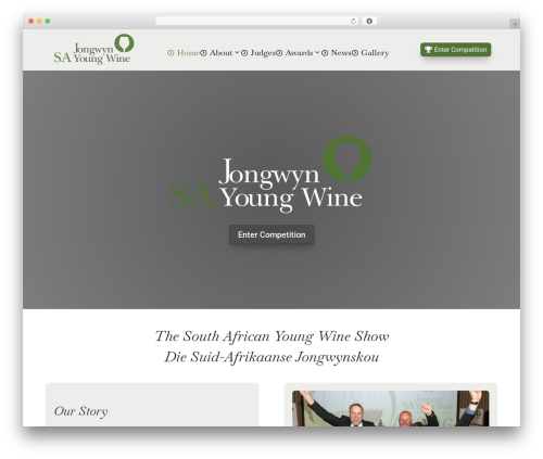 Divi theme WordPress - youngwineshow.co.za