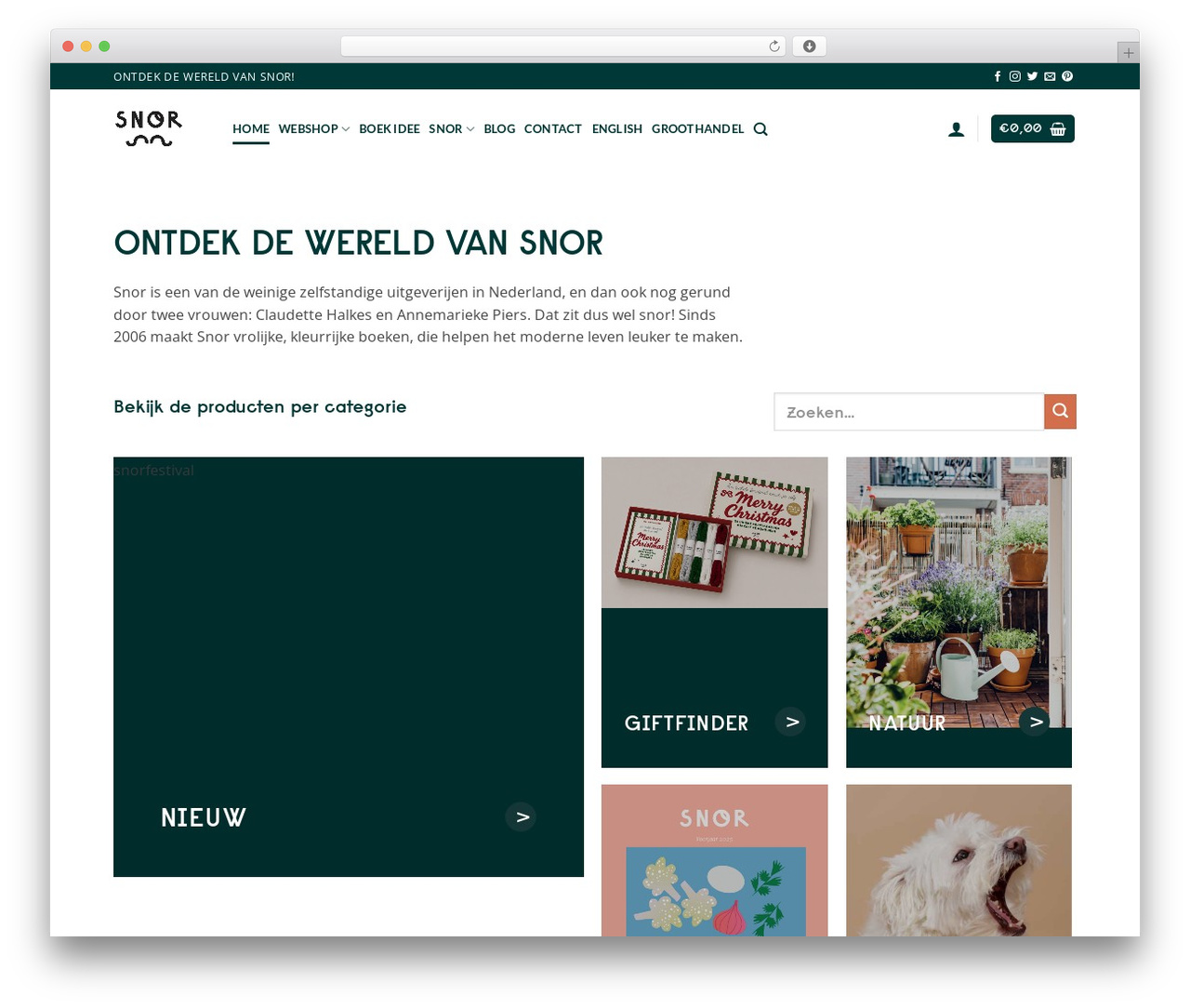Flatsome best WordPress theme - dewereldvansnor.nl