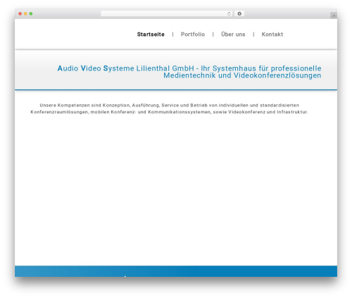 Integral Pro WordPress theme - avs-lilienthal.de