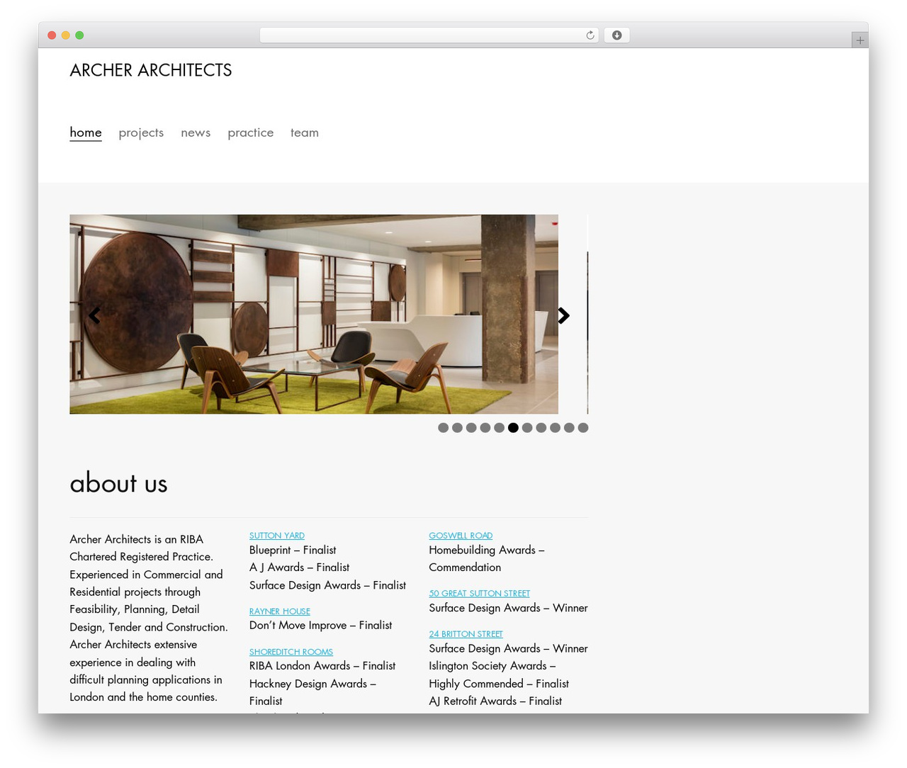 Skylab WordPress theme - archerarchitects.com Skylab WordPress theme - archerarchitects.com