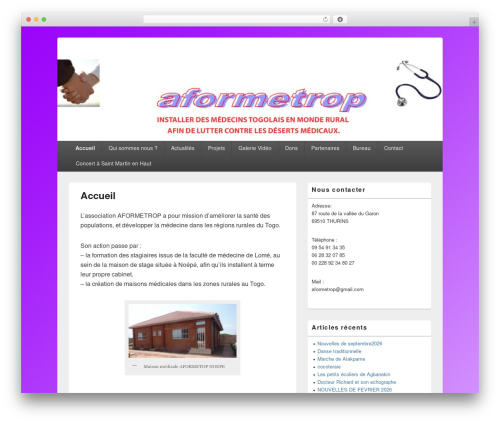 Contact Me (ajax-contact-me) free WordPress plugin - aformetrop.com