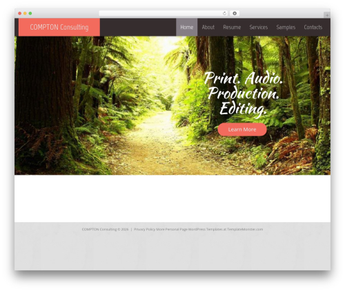 WordPress theme cherry - atkcompton.com