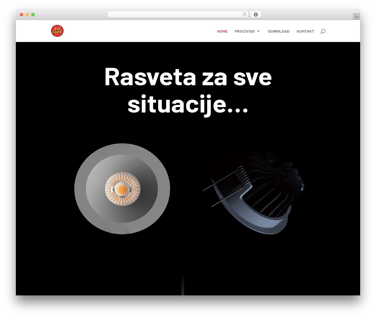 WordPress theme Divi - ledwork.net