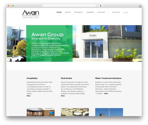 WordPress theme Invision - awangrp.com