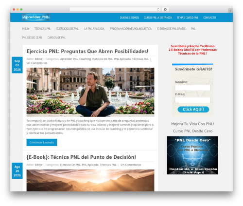 WordPress theme Nominal - aprenderpnl.com