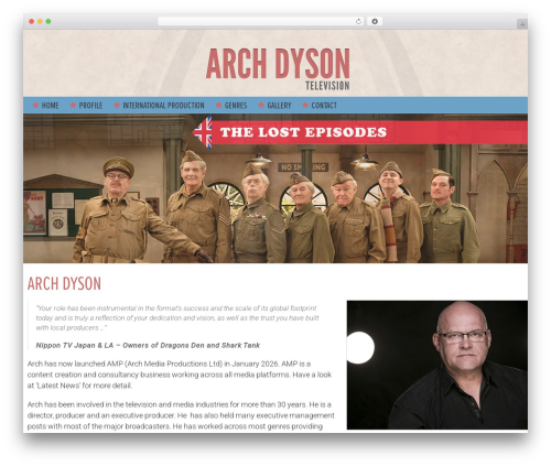 WP theme Arch Dyson - archdyson.com
