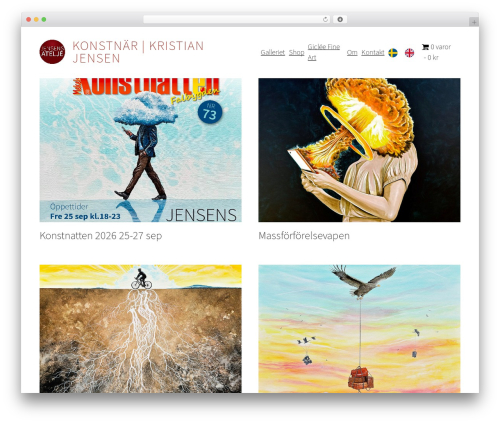Arison Lite theme WordPress - jensensatelje.se
