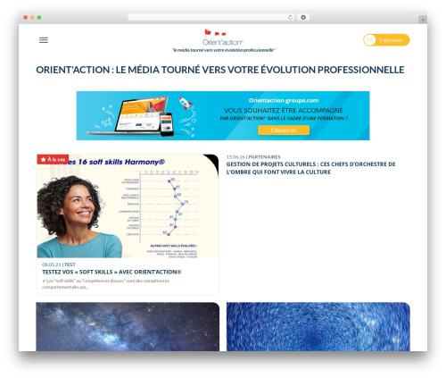 Orient'Action WordPress theme - orientaction.com