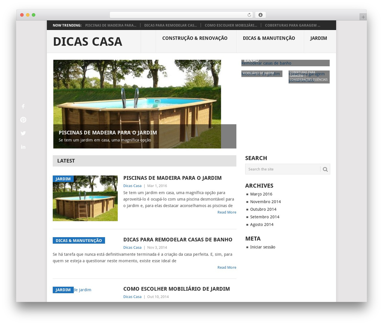 Point WordPress theme design - dicascasa.com Point WordPress theme design - dicascasa.com