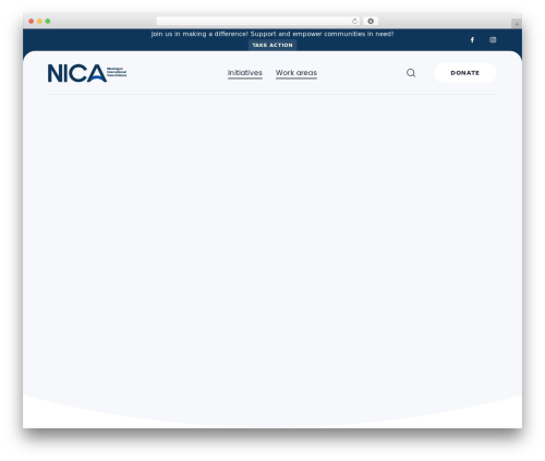 Savior WordPress theme - nica.care