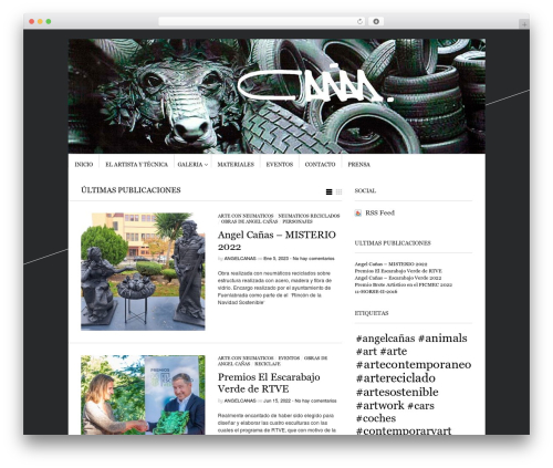 Sight theme WordPress - angelcanas.com
