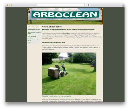 Theme WordPress WP-Andreas01 - arboclean.com