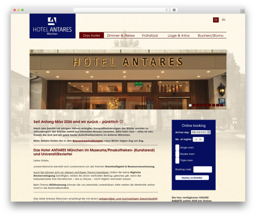 Theme ContexLabs WordPress theme - antares-muenchen.de