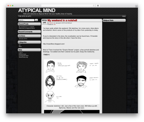 Theme WordPress Easel - atypicalmind.com
