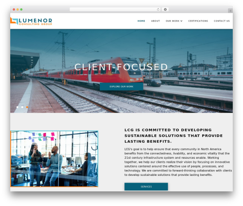Theme WordPress Precision Creative - lumenorconsulting.com