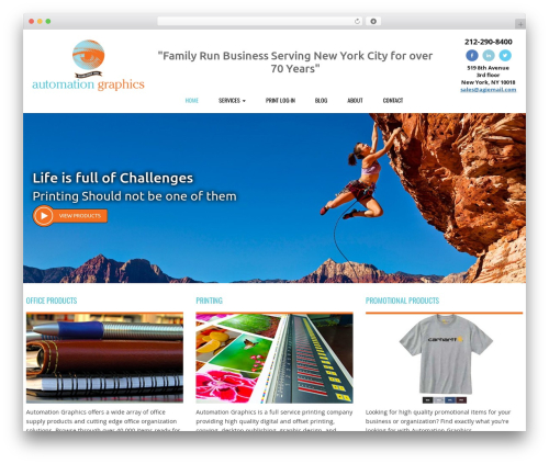 Triggerfish Responsive WordPress theme - automationgraphics.com