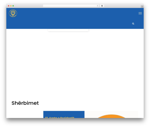 Valetex WordPress theme - tiranaparking.al