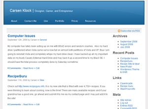 WordPress theme archstudio.org Theme by Eric Dashofy, Carsen Klock
