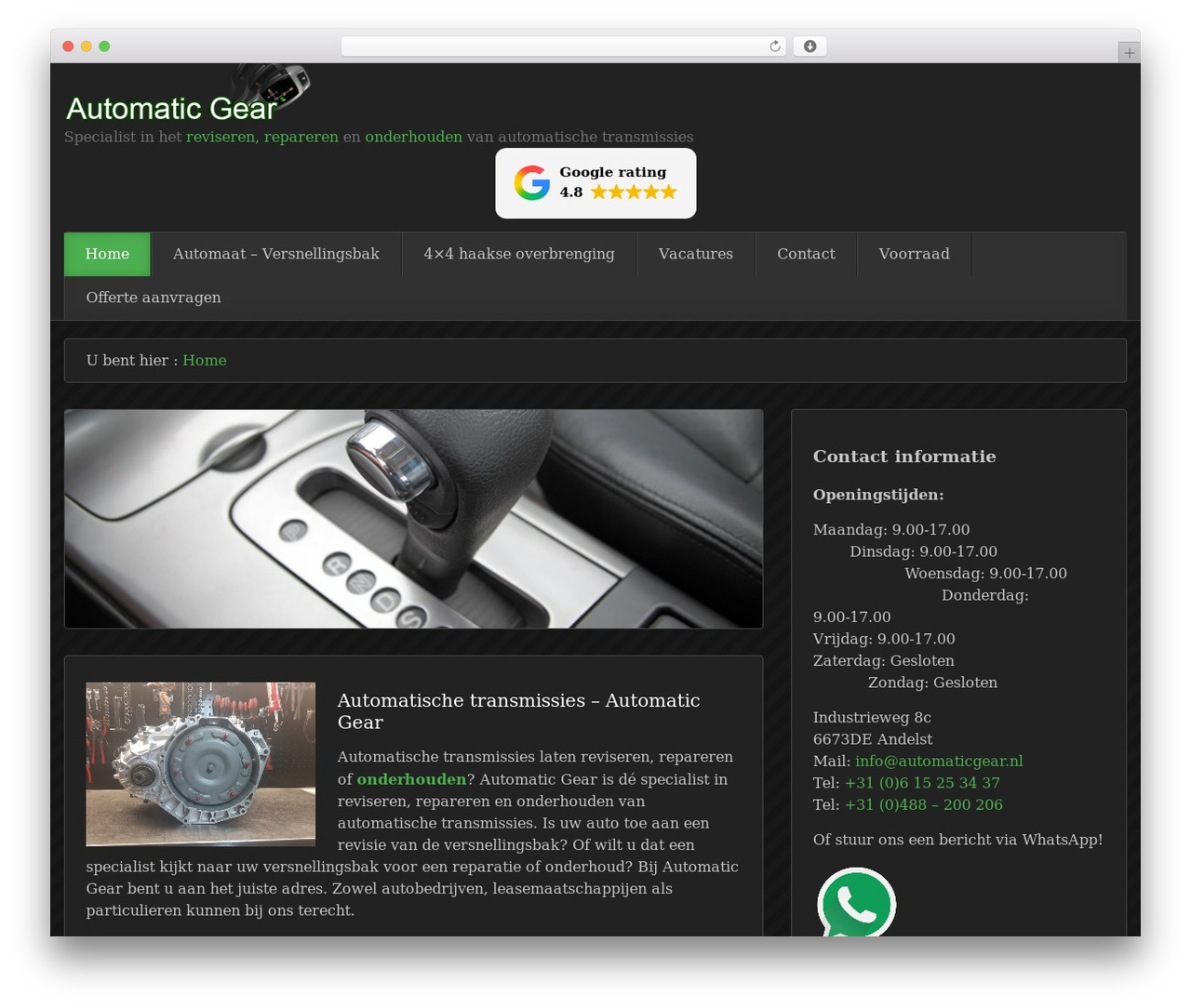 WordPress theme Automaticgear - automaticgear.nl WordPress theme Automaticgear - automaticgear.nl