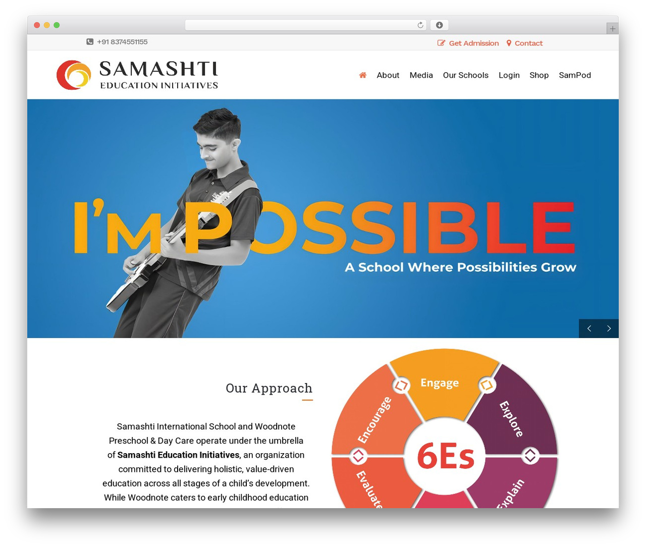 WordPress theme Bridge - samashti.in