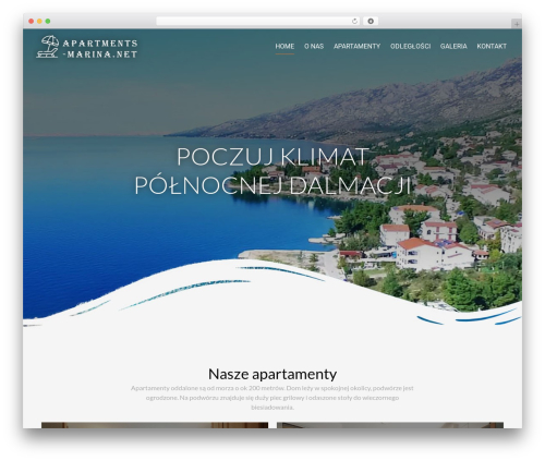 WordPress theme Kava - apartments-marina.net