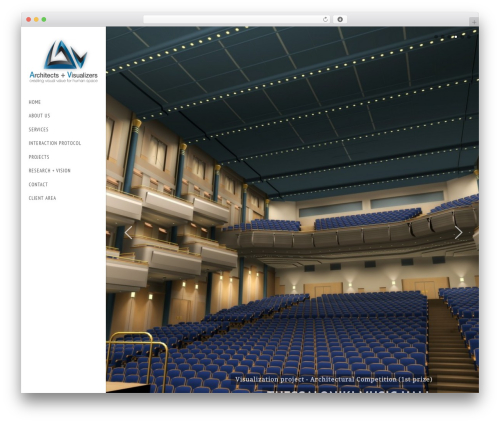 WordPress website theme BigFormat - archnvis.com