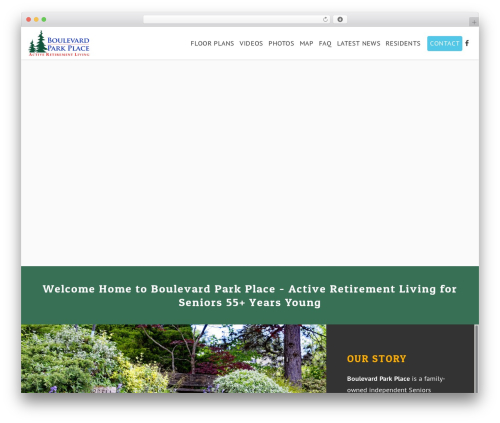 WP theme Nectar - boulevardparkplace.com