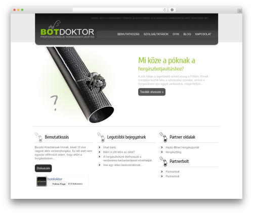 WP theme WordPress Theme 1302 - botdoktor.hu