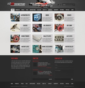 AR Engineering WordPress theme by Daniel Payne
