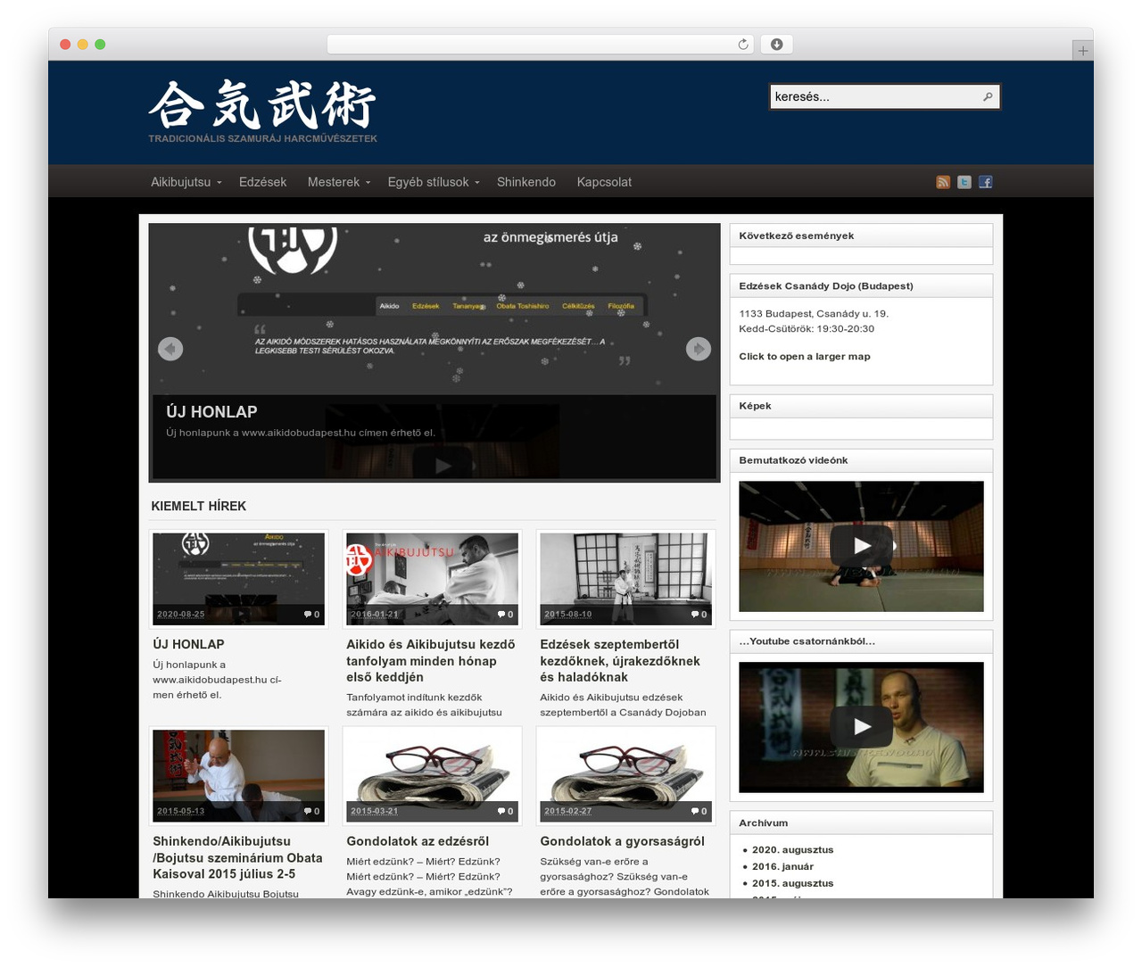 Arras WordPress theme - aikibujutsu.hu Arras WordPress theme - aikibujutsu.hu