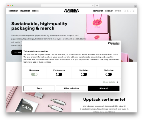 Avisera WordPress ecommerce theme - avisera.se