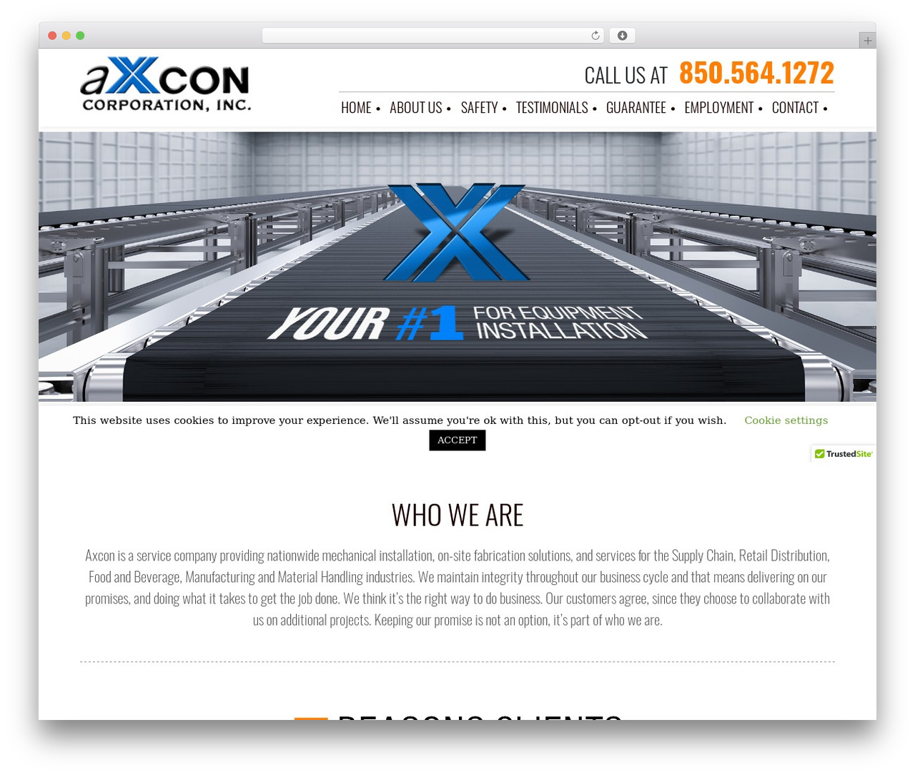 Axcon WordPress theme - axcon.net