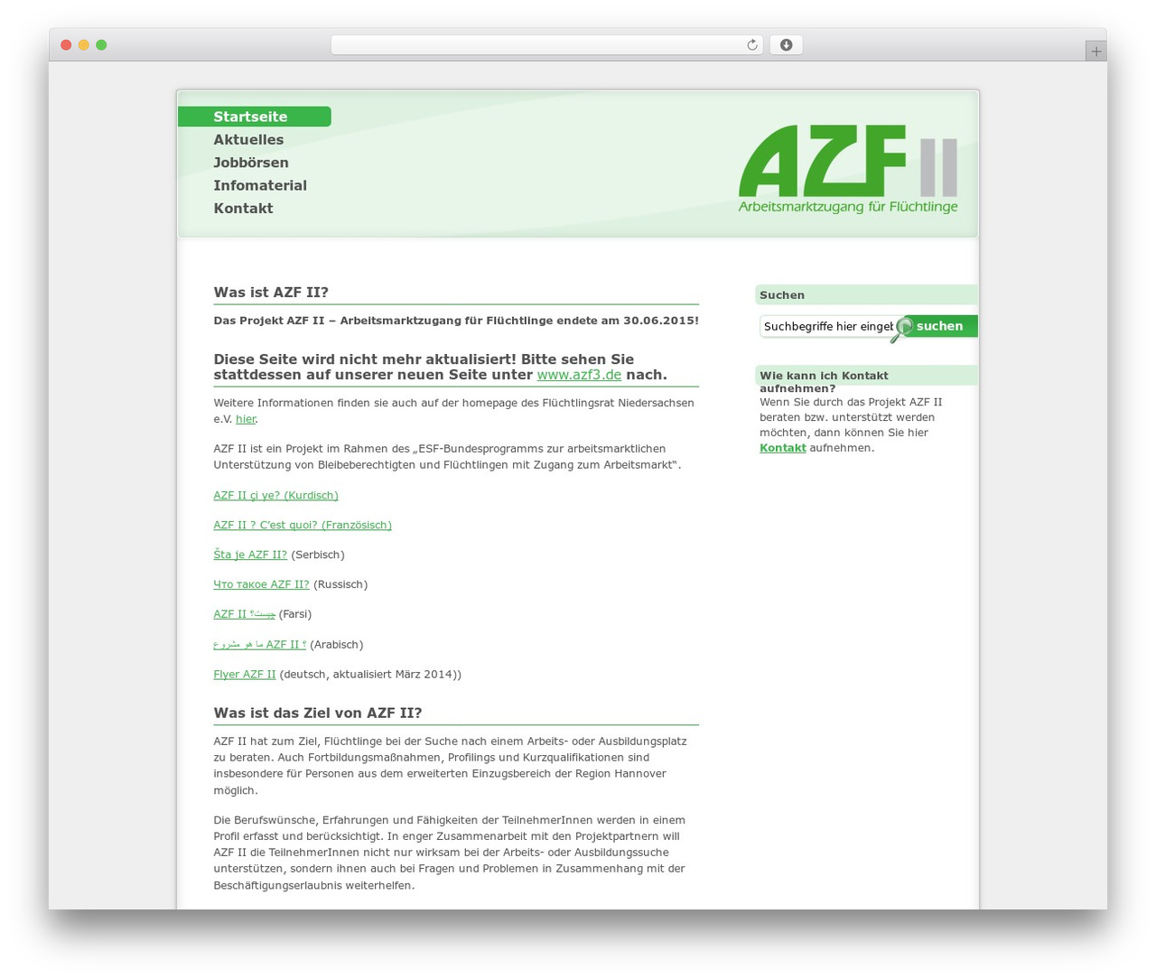 AZF WordPress theme - azf2.de