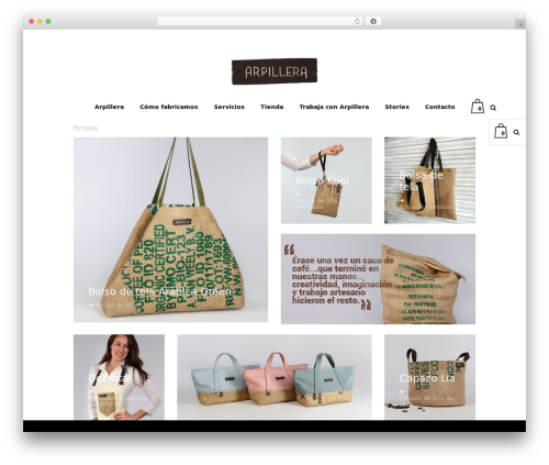 Bazaar theme WordPress - arpillera.es
