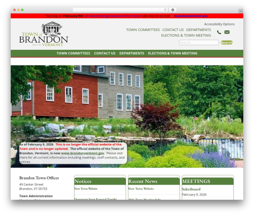 Beaver Builder Theme theme WordPress - townofbrandon.com