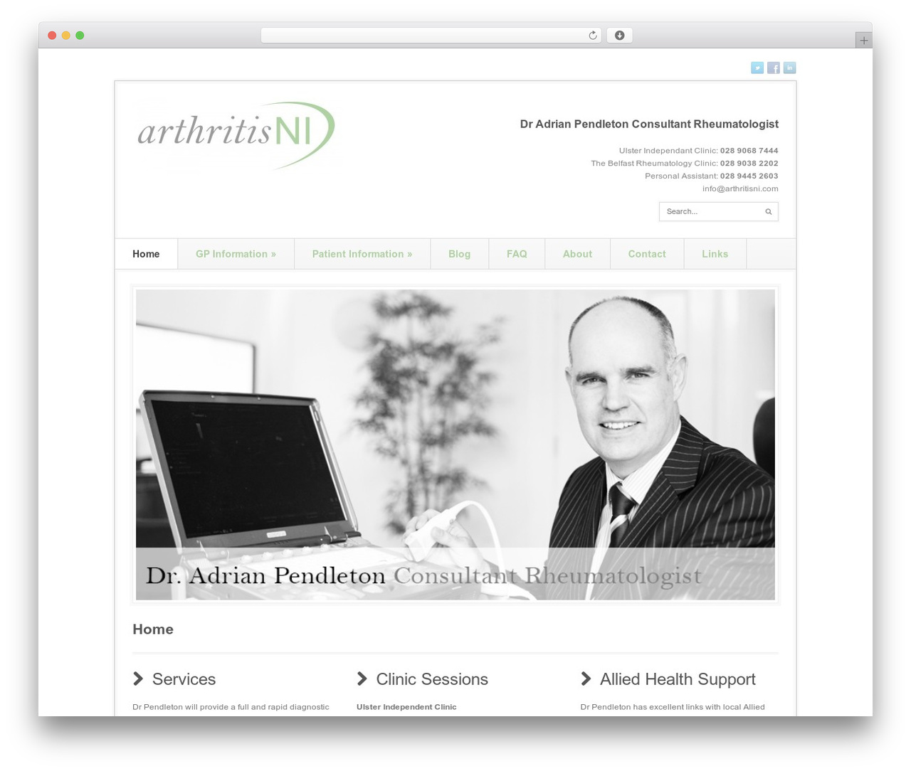 Beta WordPress theme design - arthritisni.com Beta WordPress theme design - arthritisni.com