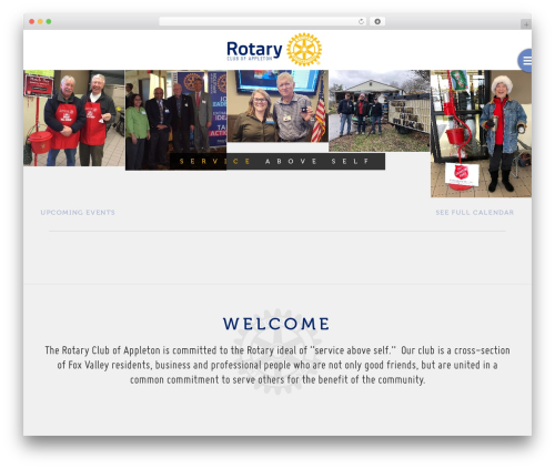 Custom Responsive Theme - Stellar Blue Technologies theme WordPress - appletonrotary.org