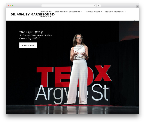 Divi WordPress theme - ashleymargeson.com