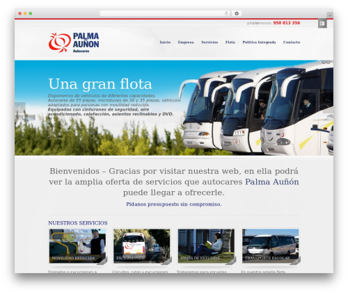 Progressio WordPress page theme - autocarespalma.es