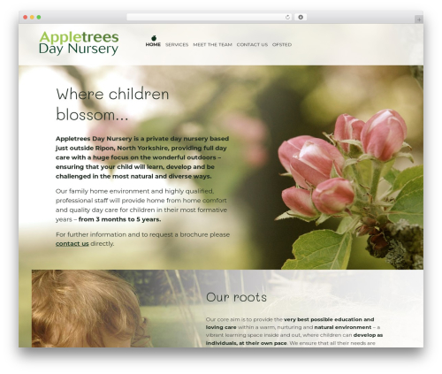 Theme WordPress Appletrees - appletreesdaynursery.co.uk
