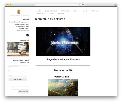 Theme WordPress Cepdoc - cepd-oc.fr