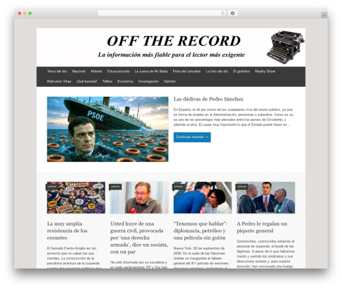 Theme WordPress Expound - offtherecord.es