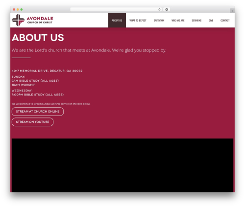 Versi WordPress theme - avondale-coc.org
