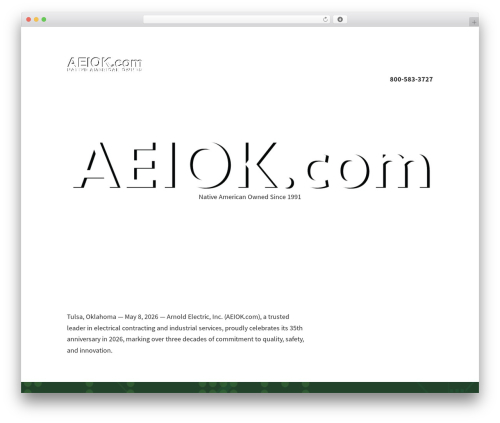 WordPress theme Divi - aeiok.com
