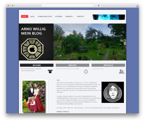 WordPress theme Humble - arnowillig.de