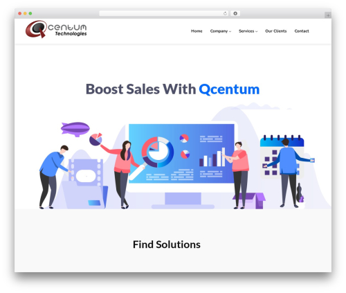 WordPress theme Seocify - qcentum.com