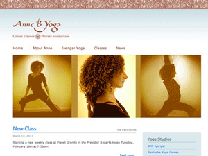 WordPress theme Yoga Theme by Susanne Friedrich