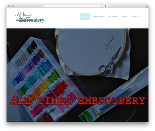 WP theme Zero - alltimesembroidery.com