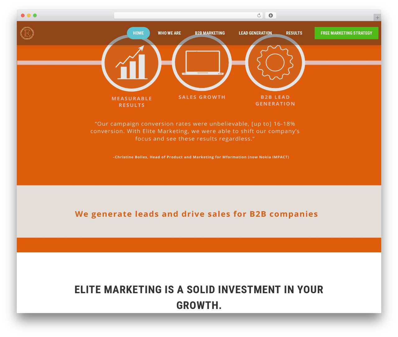 WP theme Square Plus - elitemarketingsolutionsnc.com